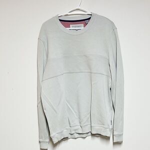 Ted Baker London Seekwal Crewneck Sweater in Stone Beige SZ 5 Mens XL